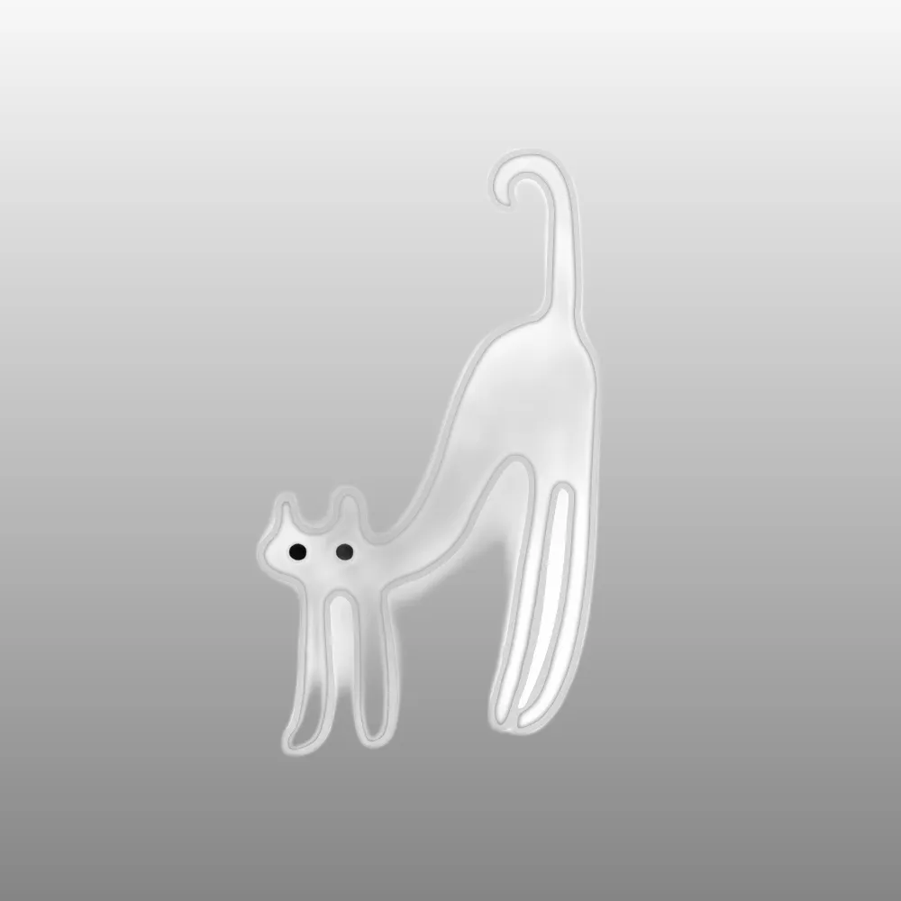 Découvrez le Pin's Animaux - Arty Phantom Cat, un accessoire tendance pour les amoureux des félins ! Ajoutez une touche unique à votre collection dès aujourd'hui.