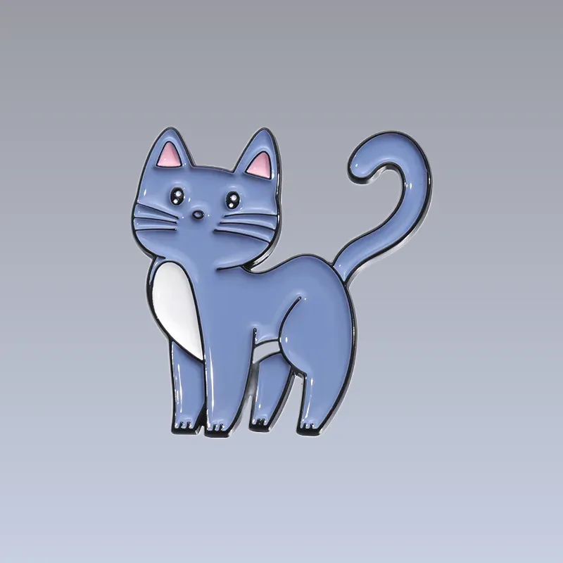 Découvrez le Pin's Animaux - Chat Bleu, un accessoire tendance pour les amoureux des chats. Commandez maintenant pour ajouter une touche unique à votre collection !