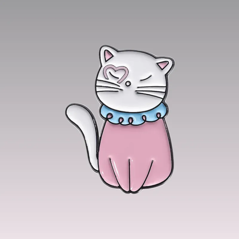 Découvrez notre Pin's Animaux - Chat Rose, l'accessoire parfait pour ajouter une touche de charme à vos tenues. Achetez-le maintenant pour exprimer votre passion pour les félins !