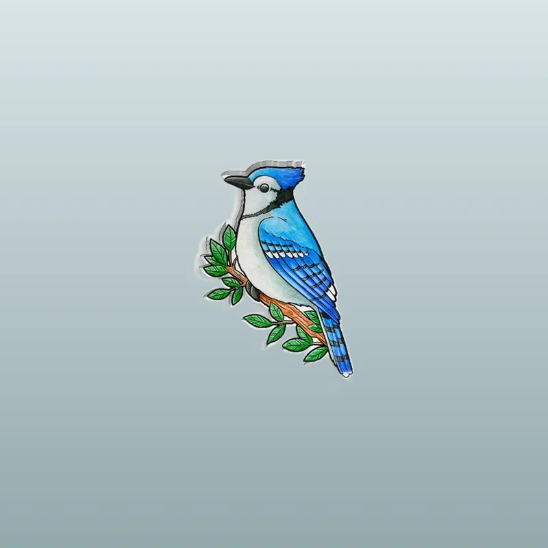 Découvrez le Pin's Animaux - Geai Bleu, un accessoire parfait pour exprimer votre passion pour la nature ! Achetez-le dès maintenant et ajoutez une touche unique à votre collection.