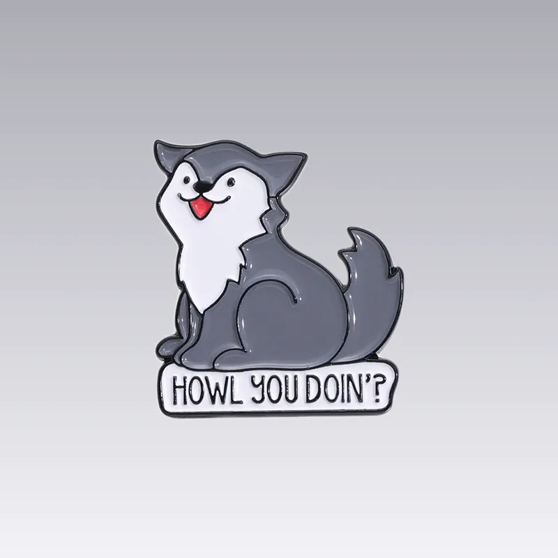 Découvrez notre Pin's Animaux - Husky va bien ?, l'accessoire parfait pour afficher votre amour des animaux ! Commandez le vôtre dès maintenant !