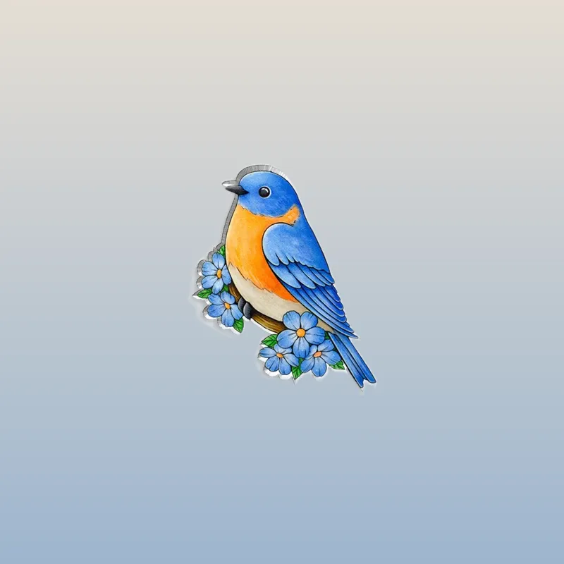 Découvrez notre Pin's Animaux - Mésange Bleue, l'accessoire parfait pour les amoureux de la nature ! Achetez-le dès maintenant pour ajouter une touche colorée à votre style.