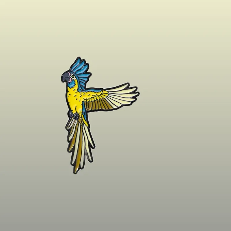 Découvrez le Pin's Animaux - Perroquet Ara, un accessoire unique pour les amoureux des animaux. Ajoutez-le à votre collection dès maintenant !