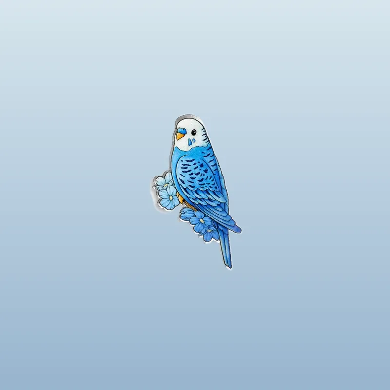Découvrez notre Pin's Animaux - Perruche des Glaces, un accessoire adorable à collectionner ou à offrir ! Achetez maintenant et ajoutez une touche colorée à votre style !