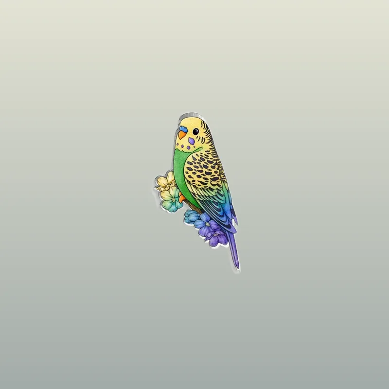 Découvrez notre Pin's Animaux - Perruche Jaune, un accessoire parfait pour les amoureux des oiseaux. Achetez-le dès maintenant et exprimez votre passion !