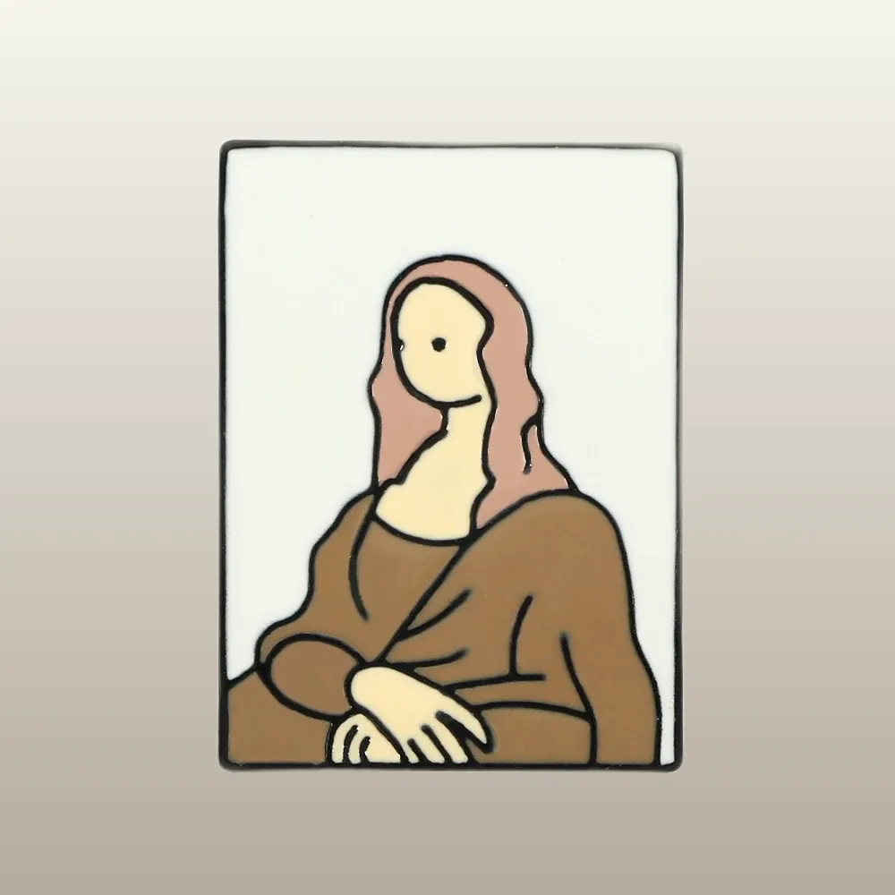 Découvrez le Pin's Arty - Joconde, un accessoire unique pour sublimer votre style. Commandez-le dès maintenant et ajoutez une touche artistique à votre collection !