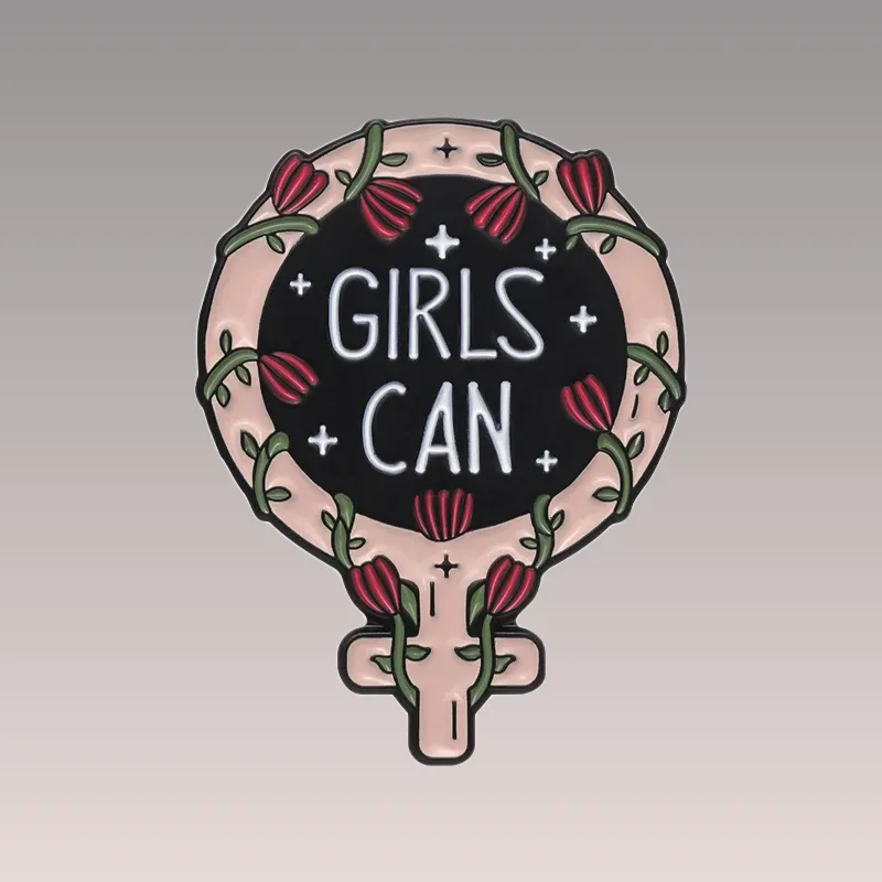 Découvrez nos pins Féministe - Girls Can pour afficher fièrement vos valeurs et style. Idéals pour compléter votre look engagé, achetez-les dès maintenant !