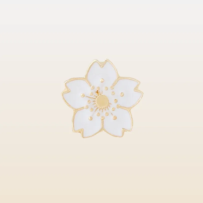 Achetez les élégants pins Fleurs - Myosotis Blanc pour ajouter une touche florale à vos tenues. Idéal pour les amoureux de la mode !