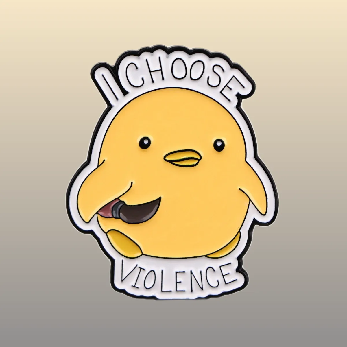 Découvrez le Pin's Original - I choose Violence, un accessoire audacieux à ajouter à votre collection. Achetez-le maintenant pour exprimer votre style unique !