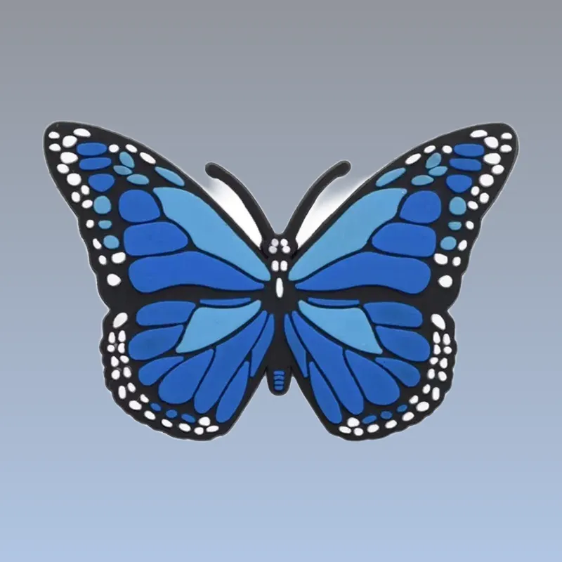 Découvrez notre pin's pour Crocs - Papillon Bleu, l'accessoire parfait pour personnaliser vos chaussures ! Achetez-le dès maintenant pour ajouter une touche unique à votre style.